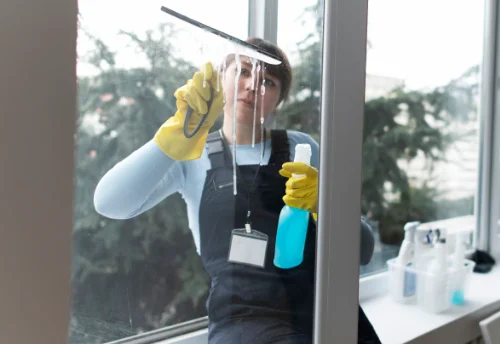 Nettoyage de vitres intérieures et extérieures à Saint-Domet